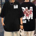 thumbnail image 2 of Camisetas de algodón de Slam Dunk para hombre, camisa informal de gran tamaño con estampado de Shohoku Sakuragi Hanamichi, Top de Manga corta Unisex, 2 of 4