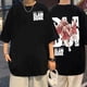 thumbnail image 2 of Camisetas de algodón de Slam Dunk para hombre, camisa informal de gran tamaño con estampado de Shohoku Sakuragi Hanamichi, Top de Manga corta Unisex, 2 of 4