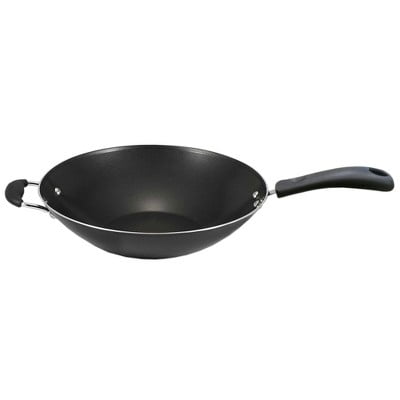 14" Specialty Wok, Cook Nonstick Cookware Black