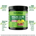 thumbnail image 2 of NATURELO Magnesium Powder - Whole Food Calm Magnesium Powder with Quinoa, Cauliflower, & Flaxseed for Stress Relief, Raspberry Lemon 40 servings, 7oz, 2 of 9