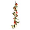 thumbnail image 1 of Vickerman FG180260 Corail de 60 Pouces&44; Guirlande Florale Orange & Verte, 1 of 1