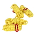 thumbnail image 4 of Cuerdas de camping ligeras y de alta resistencia para hamacas de exterior, 4 unidades de cuerdas reflectantes para tiendas de campaña de 4 mm de color amarillo, 4 of 8