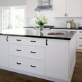 thumbnail image 2 of Franklin Brass P93000k-B Hammercraft 3-3/8" Center To Center Handle Cabinet Pull - Black, 2 of 5