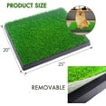 Coziwow 25" x 20" Artificial Grass Puppy Dog Pee Pad Pet Potty Training