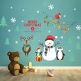thumbnail image 3 of Christmas Wall Stickers,Xmas Window Clings Holiday Decorations,Snowflake Snowman Reindeer Penguin Christmas Tree ,DIY Wall Window Door Mural Decal for Showcase Kid's Living Room Bedroom, 3 of 7