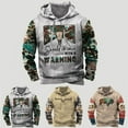 thumbnail image 4 of VerPetridure Men's Drawstring Hooded Sweatshirts Pullover Long Sleeve Floral Print Pullover Hoodie Crewneck Sweatshirts Fall Winter Warm Pullover Blouse Tops for Men, 4 of 4