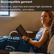 AIR RELAX AR-2 Professional Compression Boots, FDA Cleared Leg Recovery System, Medical Grade Recovery Boots and Pump, 3 Therapy Modes 4 Chambers, For Circulation in Legs and Muscle Recovery - SIZE 2