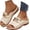 Beige, variant on Women's Wedge Sandals Open Toe Comfort Slides Slip On Platform Summer Dress Shoes Low Heel for Women