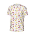 thumbnail image 5 of Rocae Tropical Fruit for Men's Mesh Quick-Dry Short Sleeve Workout T-Shirt,Mens Crew Neck Tee Lightweight Soft Classic T Shirts X-Small, 5 of 9