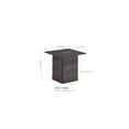 thumbnail image 3 of Room Designs End Table White-Grey Contemporary Square, 3 of 3