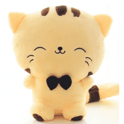 Stuffed Baby Yellow Taby Kitten 9inch Plush Soft Toy