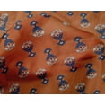 thumbnail image 4 of oneOone Silk Tabby Fabric Leaves & Floral Block Print Fabric By Yard 42 Inch Wide, 4 of 4