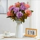thumbnail image 1 of Artificial Flowers Diamond Rose 5 Forks 10 Mini Roses Home Decoration Plastic Flowers, Diamond Rose Artificial Flowers, 5 Forks 10 Mini Roses, Elegant Home Decor, Artificial Rose Flowers,, 1 of 1