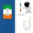 thumbnail image 2 of Off The Wall Plates - Irish Flag - Single Gang Outlet, 2 of 4