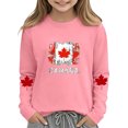 thumbnail image 6 of ITSAME Long Sleeve T-Shirts for Girls, Fashion Print Crewneck Cotton Kids Casual Comfortable Pullover Tee Pink Size 3T, 6 of 8