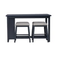 thumbnail image 3 of Liberty Furniture Brook Creek 5 Piece Kitchen Dining Counter Table Set Navy Blue, 3 of 11