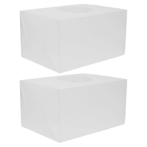 Donation Box Clear Comment Box for Collection 2Pcs Transparent Plastic