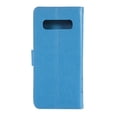 thumbnail image 4 of S10 Plus Case, Samsung Galaxy S10 Plus Case - Allytech Premium Wallet PU Leather with Fashion Embossed Flower Magnetic Clasp Card Holders Flip Cover with Hand Strap, Blue, 4 of 6