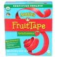 thumbnail image 2 of Pack of 8, Annies Homegrown Organic Really Peely Fruit Tape, Swirly Strawberry, 4.5 oz, 2 of 5