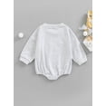 thumbnail image 4 of hirigin Baby Romper Dinosaur Embroidered Long Sleeve Crew Neck Bottom Snap Closure Cute Jumpsuit, 4 of 8