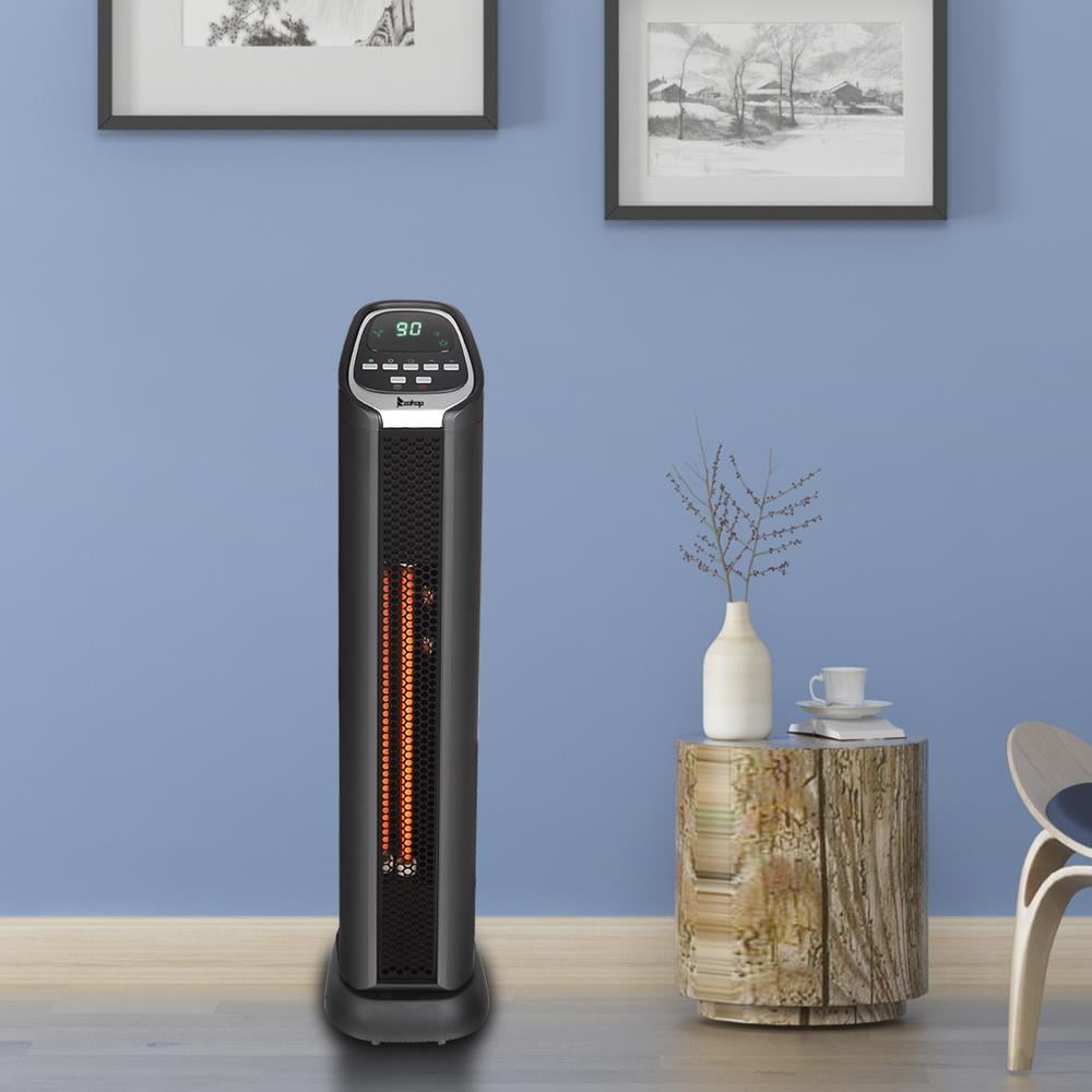 ZOKOP Portable Electric Space Heater w/Remote Control Overheat & Tip
