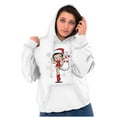 thumbnail image 4 of Cute Betty Boop Christmas Holiday Hoodie Sweatshirt Women Brisco Brands X, 4 of 6