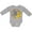 AC-Heather Grey, variant on Inktastic My Pops Loves Me with Sunflower Wreath Boys or Girls Long Sleeve Baby Bodysuit