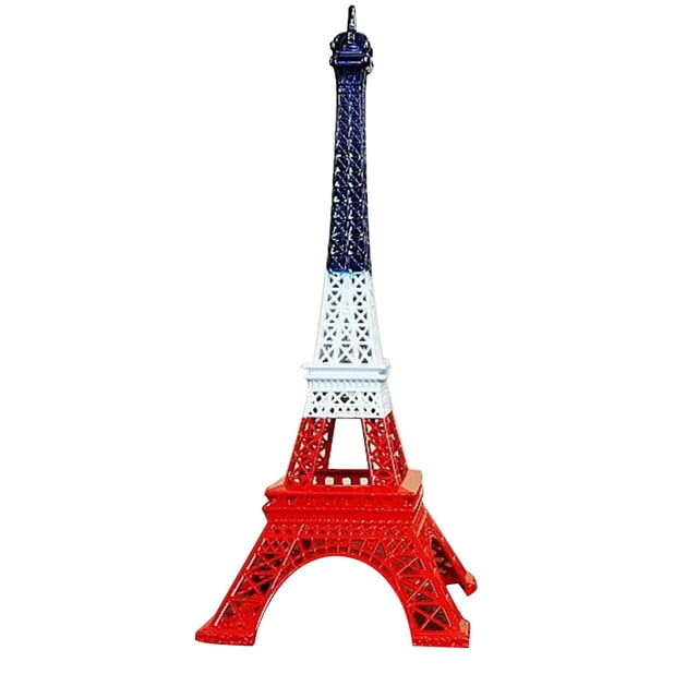 Yuarrent Nuevo colorido Francia París Torre modelo decoración del hogar modelo de Metal Decoración del hogar Numero 3 18 cm Yuarrent JJ3456-05