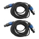 thumbnail image 2 of 2 Pack 25 Ft Male Speakon to Speakon Cables, 12 Gauge AWG Audio Cord, 2 of 5