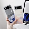 thumbnail image 2 of Snow Mountain Sunset Ultra Thin Matte Clear Phone Case Compatible With Samsung Galaxy Z Flip 3, 2 of 3