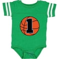 thumbnail image 3 of Inktastic Basketball 1st Birthday 1 Year Old Boys Baby Bodysuit, 3 of 5