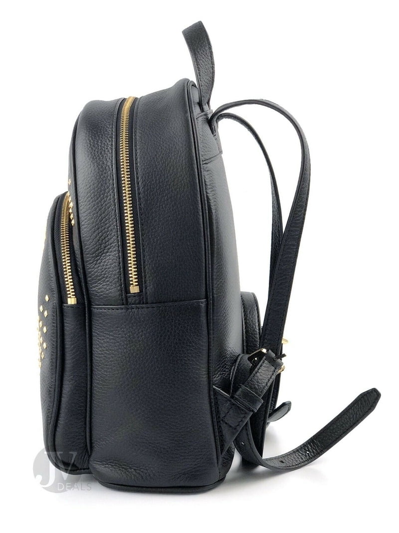 Michael Kors Abbey Black Pebbled Leather Medium Studded Backpack EUC Michael Kors Women main image 3
