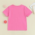 thumbnail image 5 of Okbabeha Mom and Mini Matching Shirt Short Sleeve Letter Print T-shirt/Romper Women Baby Mother Family Matching Outfits, 5 of 7