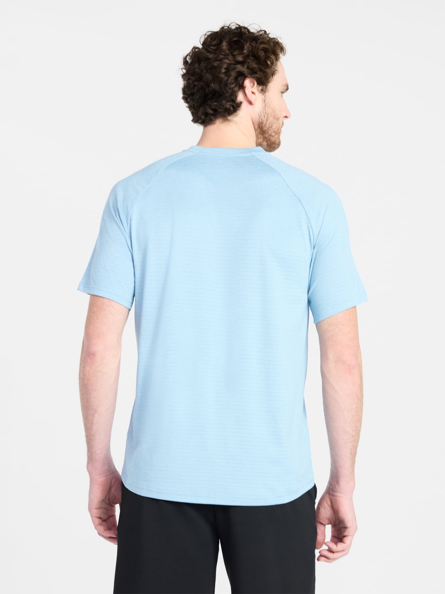 Athletic Works Men's and Big Men's Stripe Jersey Tee with Short Sleeves, Sizes XS-4XLT