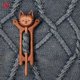 thumbnail image 1 of Wooden Cat Dog Fox Christmas Tree Bird Animal Pattern Brooch Pins for Women Men Cute Shawl Pin Scarf Buckle Clasp Pins Jewelry, 1 of 4