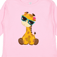 thumbnail image 4 of Inktastic Cute Giraffe, Giraffe with Sunglasses, Cute Animal Boys or Girls Long Sleeve Toddler T-Shirt, 4 of 5