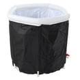thumbnail image 1 of Bath Tub, Black Foldable Bathing Bathtub Soaking  For Home, 1 of 8