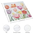 thumbnail image 3 of Shangniulu Watercolor Cloth Napkins Dinner Table Napkins, Spring s Garden Flower Washable Reusable Polyester Napkins for Home Holiday Party Wedding 2 PCS, 3 of 7
