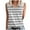 White2, variant on yillto Women's Plus Size Sleeveless Tank Top Loose Casual Crew Neck Striped T Shirts Basic Tee Tops