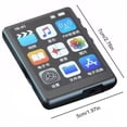 thumbnail image 2 of Reproductor MP3 y MP4 HiFi con Pantalla Táctil , Compatible con Bluetooth, Reproductor MP3 Portátil, Compatible con Radio FM, Grabación de Libros Electrónicos., 2 of 5
