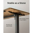 thumbnail image 2 of DESINO 40x24 inch Electric Standing Desk, Height Adjustable Sit Stand Desk with Memory Presets, Ergonomic Home Office Computer Desk with Anti-Collision, Rustic Brown, 2 of 11