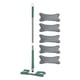 thumbnail image 2 of Trapeadores de microfibra Trapeador húmedo y polvo y 5 almohadillas de reemplazo de trapeador de microfibra Trapeador de piso de madera dura de BLESIY Trapeado plano, 2 of 8