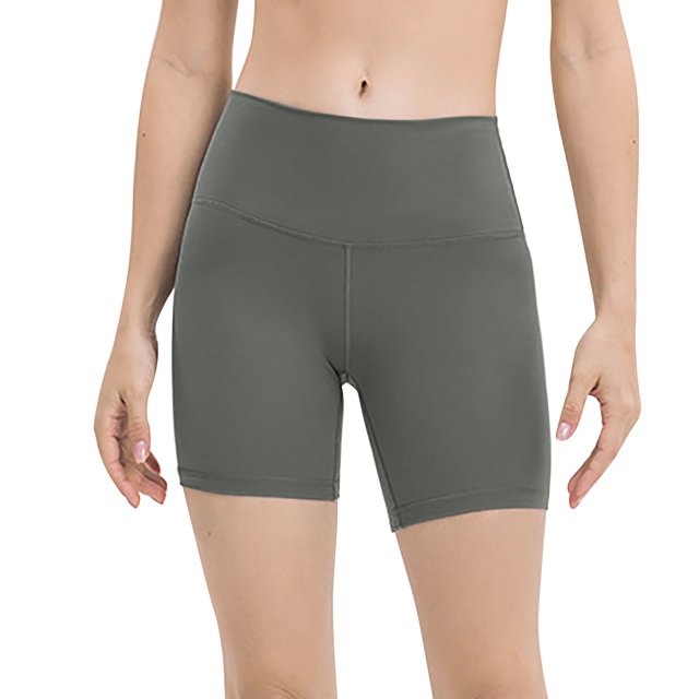 Gibobby Yoga leggings cortos Pantalones cortos de yoga y fitness para mujer Pantalones cortos de levantamiento de cadera de voleibol de baile para muj(C,G)
