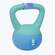 Popsugar 8lb Soft Shell Kettlebell, Blue, Sand Filled