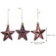 thumbnail image 4 of 18 piezas elegantes estrellas de cinco puntas árbol de Navidad decoración de estrellas decoraciones colgantes de Navidad, 4 of 7