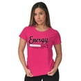 thumbnail image 3 of Funny Lazy Energy Loading Coming Soon Womens Slim Fit Graphic Tee Brisco Brands X, 3 of 5