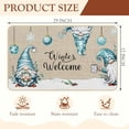 thumbnail image 3 of Welcome Winter Door Mat, Non Slip Funny Gnomes Entrance Mats Christmas Winter Snowflake Home Decor 30 x 17 Inch Rubber Kitchen Doormat for Xmas Holiday Entryway Front Porch Farmhouse Decoration, 3 of 6