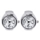 thumbnail image 1 of 2 relojes de cuarzo para llevar en los dedos, relojes creativos con forma de anillo, mini accesorios para mostrar la hora para mujeres y hombres (blanco), 1 of 7