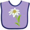 thumbnail image 3 of Inktastic Edelweiss- Flower Boys or Girls Baby Bib, 3 of 4