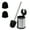 Black Sliver, variant on Bath Bliss Self Closing Lid Toilet Brush and Holder 2 Pack Replacement Brushes in Matte Black